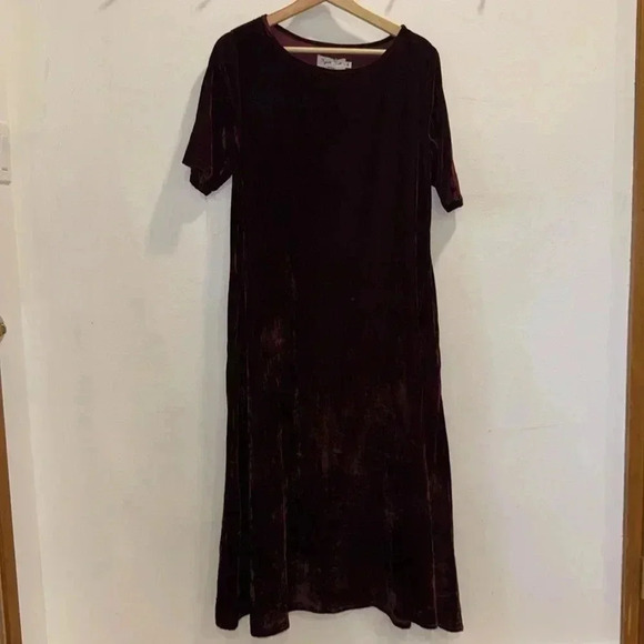 Rujuta Sheth Flare Dress - Grape -Size XS - Picture 2 of 8